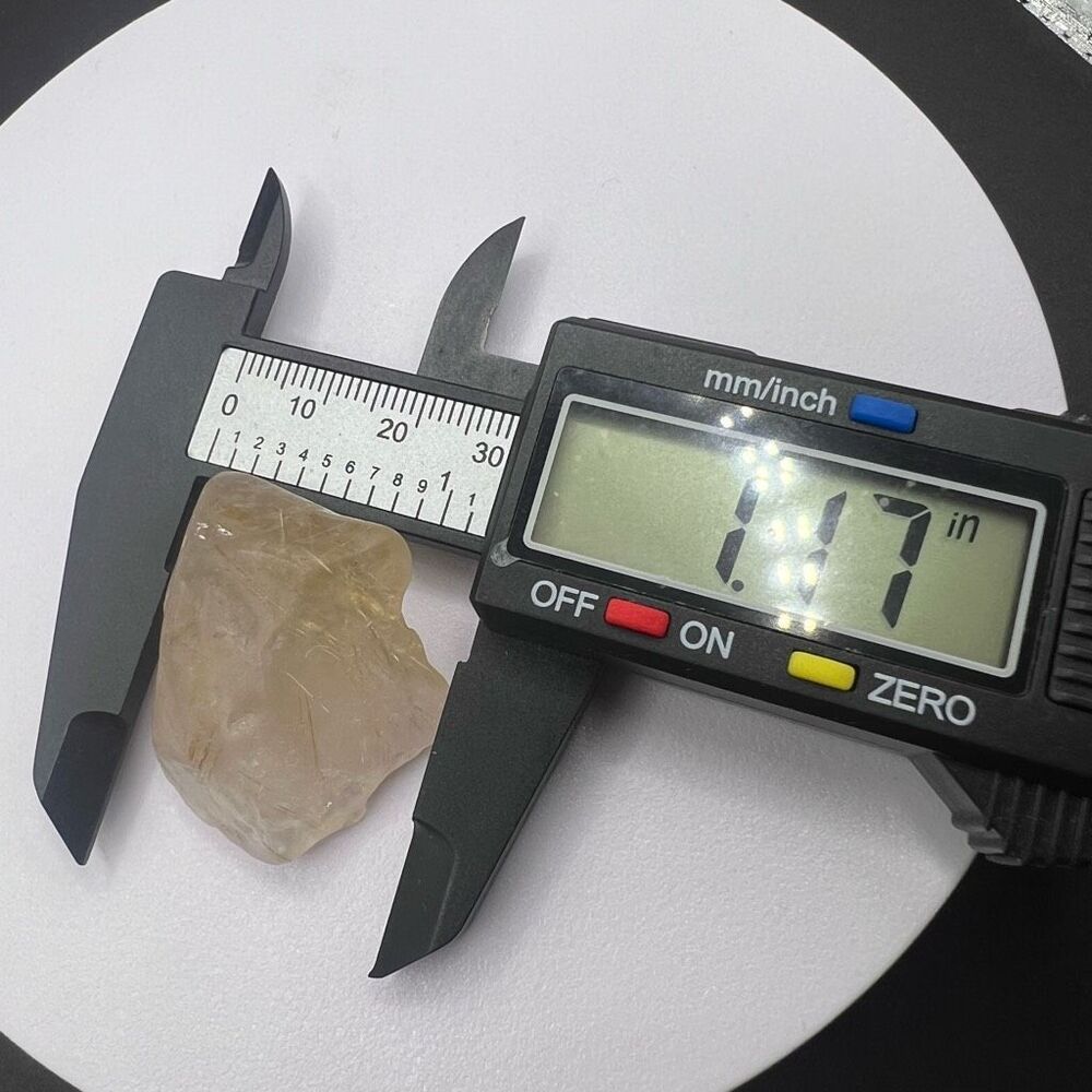 Golden Rutilated Quartz Crystal Freeform - Picture 9 of 11